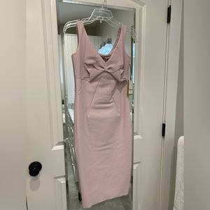 Chiara Boni Dayna pale pink midi dress, size 6
